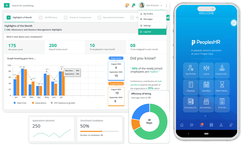 PeoplesHR HRIS Platform Overview
